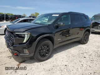 2024 GMC Acadia AWD AT4 z VIN 1GKENPKS3RJ215589, wystawiony jako Copart lot #56798825 z przebiegiem 5 423 mil mil oraz Szkoda całkowita • Salvage title. Historia ofert i sprzedaży dostępna na DreamBid. Obrazek 1.