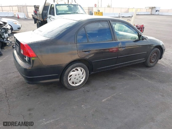 2004 Honda Civic LX with VIN 2HGES16564H561900, listed as a IAAI auction lot 41626019 with 169,533 mi miles. Bid and sale history available at carsss.com. Image 4.
