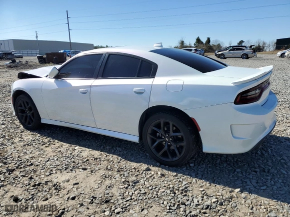 2019 Dodge Charger R/T with VIN 2C3CDXCT7KH643318, listed as a Copart auction lot 87370044 with NaN miles and Salvage Title. Bid and sale history available at carsss.com. Image 2.
