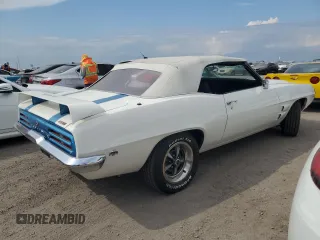 1969 Pontiac Firebird z VIN 223679N103361, wystawiony jako Copart lot #75553814 z przebiegiem 65 845 mil mil oraz Szkoda całkowita • Salvage title. Historia ofert i sprzedaży dostępna na DreamBid. Obrazek 3.