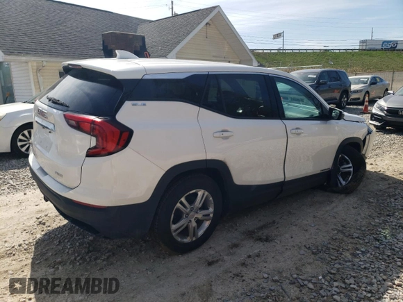 2020 GMC Terrain SLE with VIN 3GKALTEV5LL133155, listed as a Copart auction lot 53866145 with 75,168 mi miles and Salvage Title. Bid and sale history available at DreamBid. Image 3.