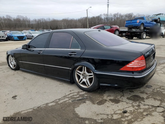 2006 Mercedes-Benz S-Class 5.0L with VIN WDBNG75JX6A483817, listed as a Copart auction lot 44381565 with 0 mi miles and Non Repairable. Bid and sale history available at carsss.com. Image 2.