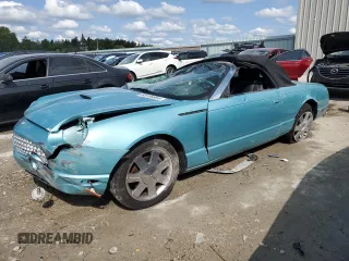 2002 Ford Thunderbird Hardtop Premium z VIN 1FAHP60A52Y128979, wystawiony jako Copart lot #68105854 z przebiegiem 58 146 mil mil oraz Nie do naprawy • Non repairable. Historia ofert i sprzedaży dostępna na DreamBid. Obrazek 1.