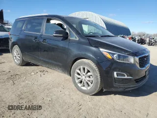 2020 Kia Sedona LX with VIN KNDMB5C10L6642216, listed as a Copart auction lot 84122934 with 92,017 mi miles and Salvage Title. Bid and sale history available at carsss.com. Image 4.