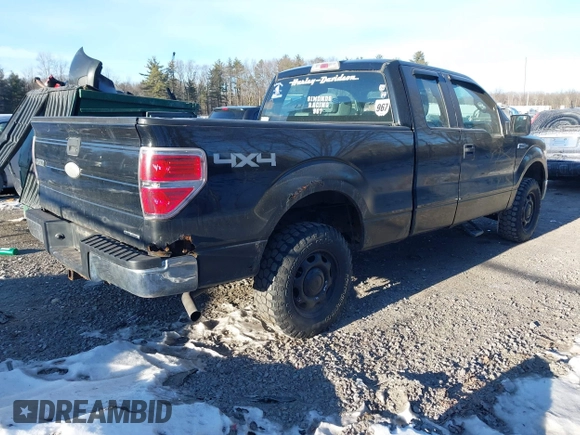 2011 Ford F-150 XL with VIN 1FTEX1EM4BFD18996, listed as a IAAI auction lot 41457269 with 154,614 mi miles. Bid and sale history available at carsss.com. Image 4.