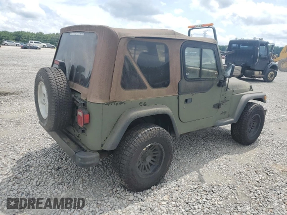 1998 Jeep Wrangler SE with VIN 1J4FY29P8WP784825, listed as a Copart auction lot 61581205 with 148,152 mi miles and Clean title. Bid and sale history available at DreamBid. Image 3.