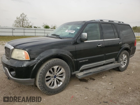 2003 Lincoln Navigator Ultimate with VIN 5LMFU27R23LJ10543, listed as a Copart auction lot 48833505 with 236,520 mi miles and Salvage Title. Bid and sale history available at carsss.com. Image 1.