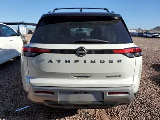 2022 Nissan Pathfinder Platinum with VIN 5N1DR3DG7NC268318, listed as a Copart auction lot 49682025 with 23,285 mi miles and Salvage Title. Bid and sale history available at carsss.com. Image 6.