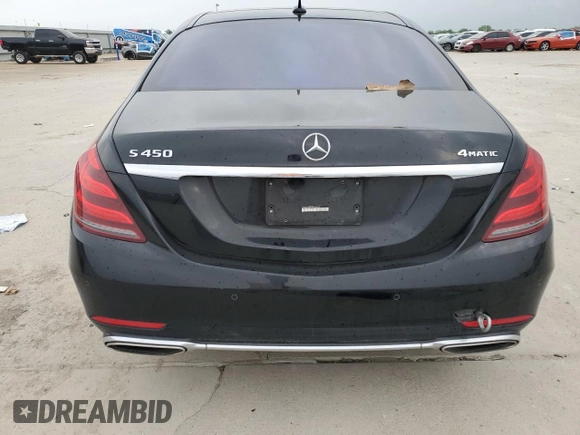 2019 Mercedes-Benz S 450 z VIN WDDUG6EB4KA459819, wystawiony jako Copart lot #55021075 z przebiegiem Nie podano mil oraz Szkoda całkowita • Salvage title. Historia ofert i sprzedaży dostępna na DreamBid. Obrazek 6.