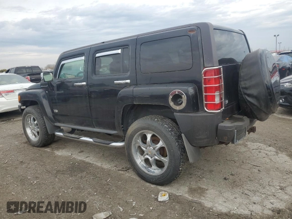 2007 Hummer H3 SUV with VIN 5GTDN13E178229260, listed as a Copart auction lot 80541484 with 156,491 mi miles and Clean Title. Bid and sale history available at carsss.com. Image 2.