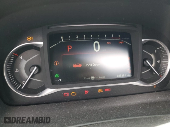 2022 Honda Passport EX-L with VIN 5FNYF7H57NB005568, listed as a Copart auction lot 54406795 with 25,681 mi miles and Salvage title. Bid and sale history available at DreamBid. Image 9.