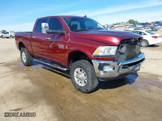 2018 Ram 2500 Laramie with VIN 3C6UR5FL9JG206461, listed as a IAAI auction lot 41655870 with 124,386 mi miles. Bid and sale history available at carsss.com. Image 1.
