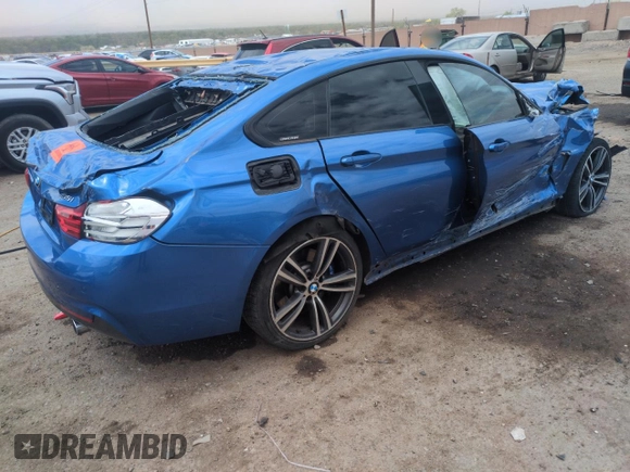 2016 BMW 4 Series 435i xDrive with VIN WBA4B3C51GG528052, listed as a Copart auction lot 53323445 with Not provided miles and Non repairable. Bid and sale history available at DreamBid. Image 3.