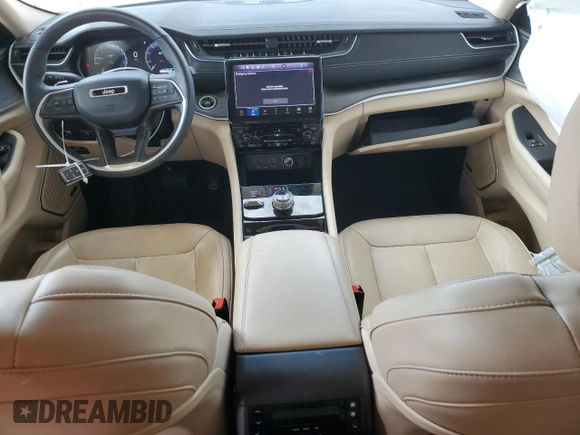 2022 Jeep Grand Cherokee Limited with VIN 1C4RJKBG9N8629808, listed as a Copart auction lot 55282215 with 31,276 mi miles and Salvage title. Bid and sale history available at DreamBid. Image 8.