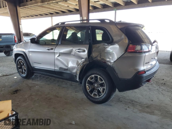 2019 Jeep Cherokee Trailhawk с VIN 1C4PJMBX0KD362032, выставлен на аукционе Copart как лот 61495195 с пробегом 49 028 миль миль и Списание • Salvage title. История ставок и продаж доступна на DreamBid. Изображение 2.