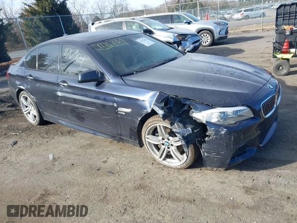 2012 BMW 5 Series 535i xDrive with VIN WBAFU7C53CDU62674, listed as a IAAI auction lot 41757421 with 107,886 mi miles. Bid and sale history available at carsss.com. Image 1.