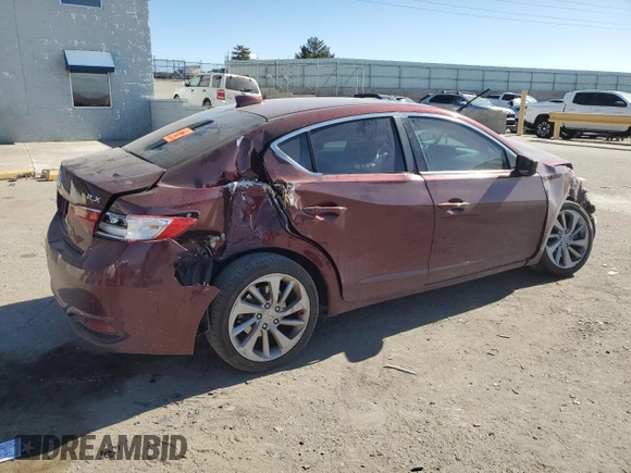 2016 Acura ILX with VIN 19UDE2F3XGA022626, listed as a Copart auction lot 42750705 with Not Provided miles and Salvage Title. Bid and sale history available at carsss.com. Image 3.
