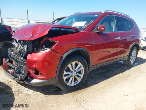 2015 Nissan Rogue S with VIN KNMAT2MT3FP515442, listed as a IAAI auction lot 41856422 with 105,939 mi miles. Bid and sale history available at carsss.com. Image 2.