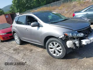 2012 Nissan Murano S with VIN JN8AZ1MW6CW219954, listed as a IAAI auction lot 42413234 with 150,040 mi miles and . Bid and sale history available at DreamBid. Image 1.