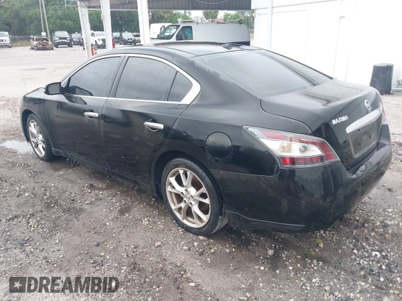 2014 Nissan Maxima S with VIN 1N4AA5AP5EC463435, listed as a IAAI auction lot 41960665 with 173,326 mi miles and . Bid and sale history available at DreamBid. Image 3.