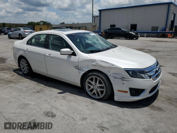 2012 Ford Fusion SEL с VIN 3FAHP0JA4CR268906, выставлен на аукционе Copart как лот 58373505 с пробегом 47 393 миль миль и Списание • Salvage title. История ставок и продаж доступна на DreamBid. Изображение 4.
