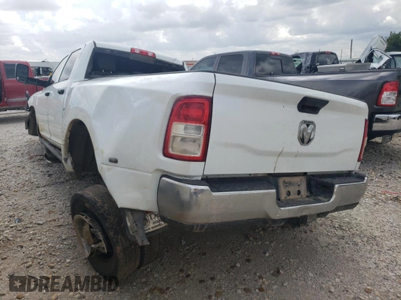 2022 Ram 3500 Tradesman with VIN 3C63RPGL7NG353311, listed as a Copart auction lot 66594704 with 0 mi miles and Salvage Title. Bid and sale history available at carsss.com. Image 2.