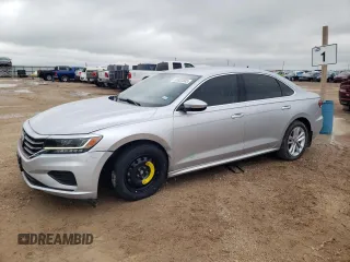 2020 Volkswagen Passat SE with VIN 1VWSA7A34LC018430, listed as a Copart auction lot 55822585 with 50,478 mi miles and Salvage title. Bid and sale history available at DreamBid. Image 1.
