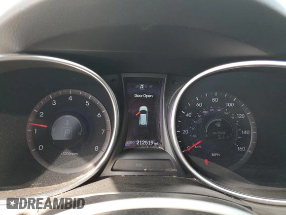 2014 Hyundai Santa Fe Sport with VIN 5XYZU3LB4EG192003, listed as a Copart auction lot 53757795 with 212,519 mi miles and Clean Title. Bid and sale history available at carsss.com. Image 9.