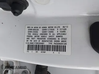 2014 Acura RLX with VIN JH4KC1F39EC004897, listed as a IAAI auction lot 41737436 with 101,104 mi miles. Bid and sale history available at carsss.com. Image 9.