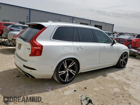 2017 Volvo XC90 R-Design with VIN YV4A22PM7H1133019, listed as a Copart auction lot 49895195 with 105,398 mi miles and Salvage title. Bid and sale history available at DreamBid. Image 3.