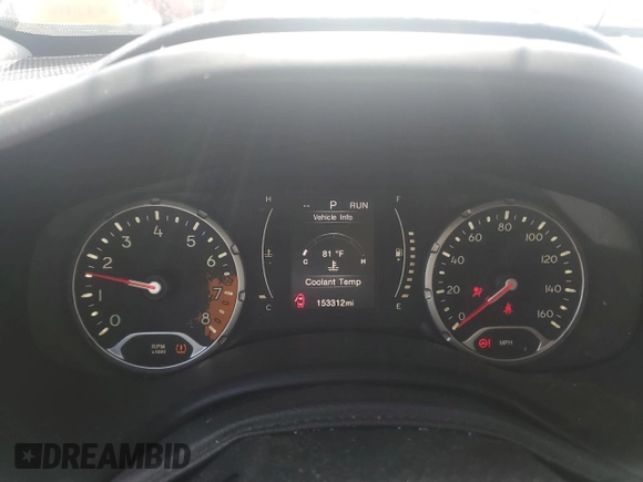 2015 Jeep Renegade Latitude with VIN ZACCJABT0FPC39008, listed as a Copart auction lot 48099965 with 153,312 mi miles and Clean Title. Bid and sale history available at carsss.com. Image 9.