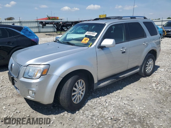 2010 Mercury Mariner Premier with VIN 4M2CN8HG5AKJ02005, listed as a Copart auction lot 55655904 with 138,429 mi miles and Salvage Title. Bid and sale history available at carsss.com. Image 1.