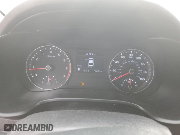 2021 Kia Forte EX with VIN 3KPF54ADXME349152, listed as a Copart auction lot 84282214 with 56,073 mi miles and Salvage Title. Bid and sale history available at DreamBid. Image 9.