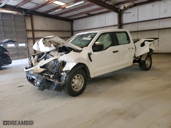 2021 Ford F-150 XL with VIN 1FTEW1C5XMKE44112, listed as a Copart auction lot 50231815 with 0 mi miles and Salvage Title. Bid and sale history available at carsss.com. Image 1.