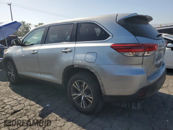 2019 Toyota Highlander LE with VIN 5TDZZRFH6KS350151, listed as a Copart auction lot 60683445 with 57,853 mi miles and Salvage title. Bid and sale history available at DreamBid. Image 2.