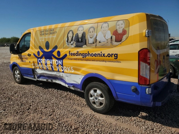 2018 Ford Transit Passenger XL с VIN 1FBZX2YM8JKB06129, выставлен на аукционе Copart как лот 76334434 с пробегом 41 550 миль миль и Списание • Salvage title. История ставок и продаж доступна на DreamBid. Изображение 2.