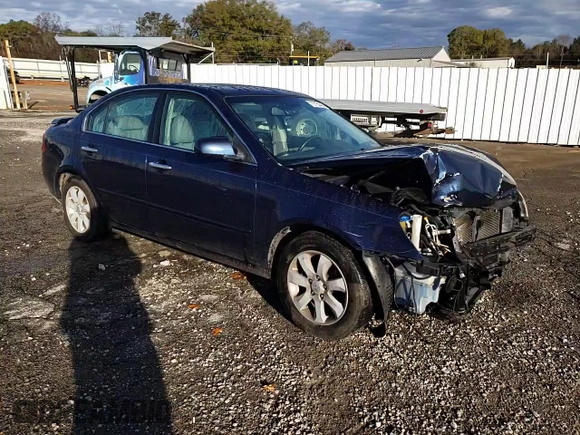 2007 Kia Optima EX with VIN KNAGE124875154603, listed as a Copart auction lot 79768494 with 76,588 mi miles and Salvage Title. Bid and sale history available at carsss.com. Image 10.