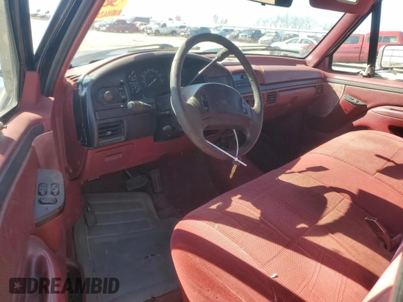 1997 Ford F-250 with VIN 1FTHX25F9VEA81243, listed as a Copart auction lot 48938845 with Not Provided miles and Salvage Title. Bid and sale history available at DreamBid. Image 8.