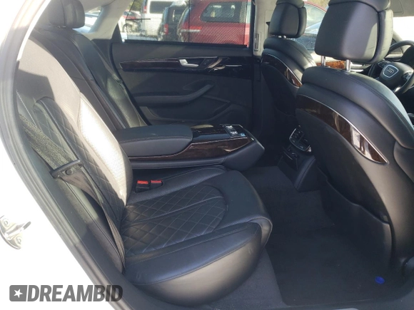 2017 Audi A8 Sport with VIN WAU43AFD1HN010007, listed as a Copart auction lot 86242694 with 68,612 mi miles and Salvage Title. Bid and sale history available at DreamBid. Image 10.