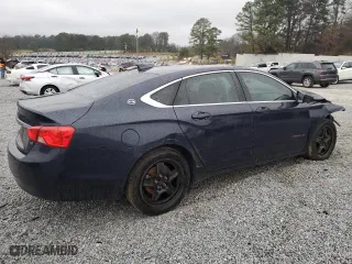 2016 Chevrolet Impala LS with VIN 1G11Z5SA3GU114972, listed as a Copart auction lot 44808895 with 165,687 mi miles and Salvage Title. Bid and sale history available at carsss.com. Image 3.