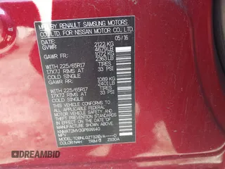 2016 Nissan Rogue SL with VIN KNMAT2MV3GP699140, listed as a IAAI auction lot 41430911 with 129,015 mi miles and . Bid and sale history available at DreamBid. Image 9.