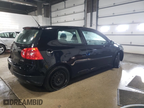 2009 Volkswagen Rabbit S with VIN WVWAA71K69W001495, listed as a Copart auction lot 86813914 with 147,398 mi miles and Salvage title. Bid and sale history available at DreamBid. Image 3.