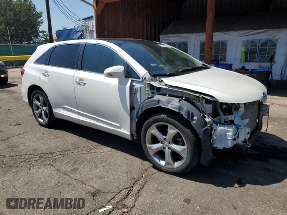 2013 Toyota Venza LE with VIN 4T3BK3BB0DU077942, listed as a Copart auction lot 59516255 with 130,989 mi miles and Salvage title. Bid and sale history available at DreamBid. Image 4.