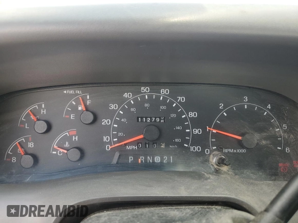 2001 Ford F-250 XL with VIN 1FTNF20L61ED33348, listed as a Copart auction lot 57257825 with 112,795 mi miles and Clean title. Bid and sale history available at DreamBid. Image 9.