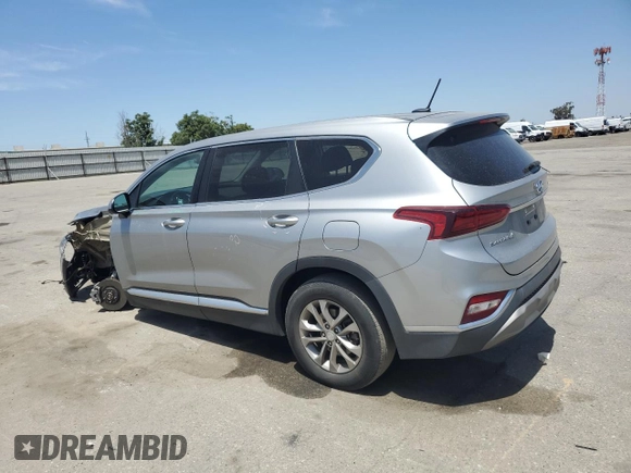 2020 Hyundai Santa Fe SE with VIN 5NMS23AD4LH248018, listed as a Copart auction lot 56416555 with 53,275 mi miles and Salvage title. Bid and sale history available at DreamBid. Image 2.