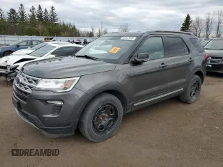 2018 Ford Explorer XLT with VIN 1FM5K8D87JGB48892, listed as a Copart auction lot 53347595 with 115,756 mi miles and Clean Title. Bid and sale history available at carsss.com. Image 1.