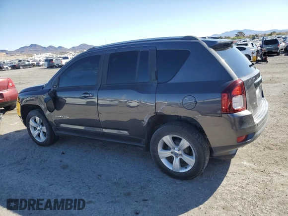 2017 Jeep Compass Sport with VIN 1C4NJCBA2HD123233, listed as a Copart auction lot 49741295 with 143,381 mi miles and Salvage title. Bid and sale history available at DreamBid. Image 2.