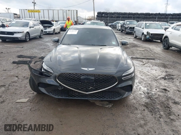 2023 Genesis G70 2.0T with VIN KMTG34TA5PU120298, listed as a IAAI auction lot 41515747 with 32,724 mi miles and . Bid and sale history available at DreamBid. Image 12.