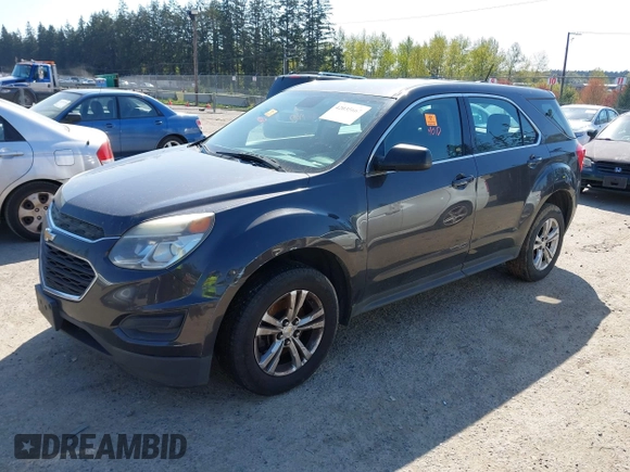 2016 Chevrolet Equinox LS with VIN 2GNALBEK3G6159945, listed as a IAAI auction lot 42035667 with 188,307 mi miles. Bid and sale history available at carsss.com. Image 2.