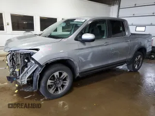 2019 Honda Ridgeline RTL-T with VIN 5FPYK3F60KB009495, listed as a Copart auction lot 61578405 with 90,586 mi miles and Salvage title. Bid and sale history available at DreamBid. Image 1.